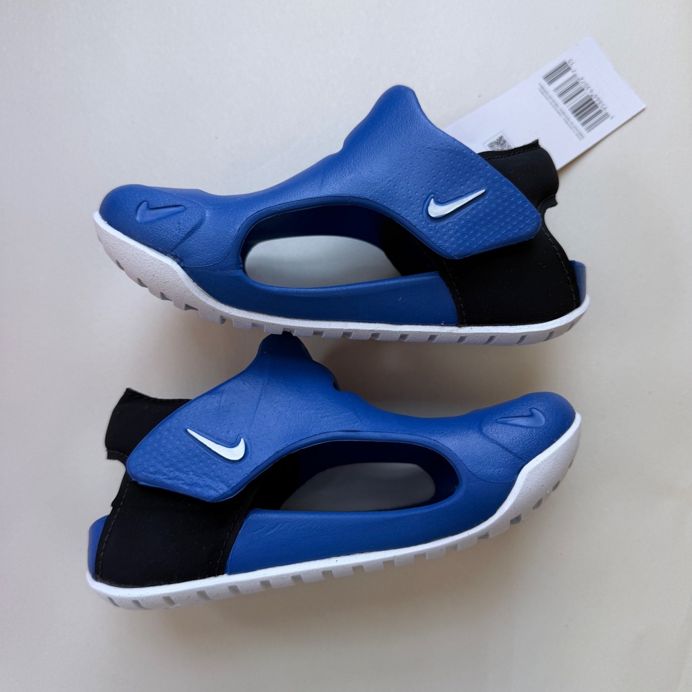 Nike Sunray Protect 3 TD Toddler Sandals Game Royal Black White 9C DH9465-400